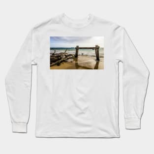 The Cattle Jetty, Observation Point, Point Nepean, Portsea, Mornington Peninsula, Victoria, Australia. Long Sleeve T-Shirt